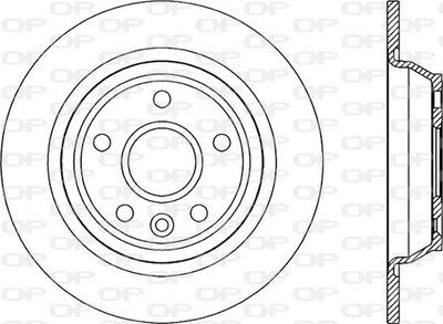 BDA230310 OPEN PARTS Тормозной диск