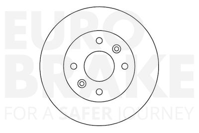 5815203949 EUROBRAKE Тормозной диск