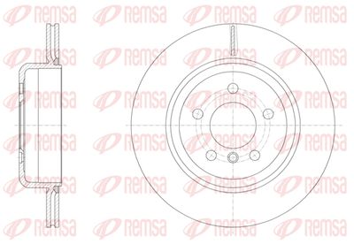 6155010 REMSA Тормозной диск