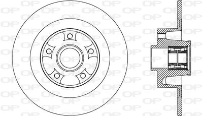 BDA270830 OPEN PARTS Тормозной диск