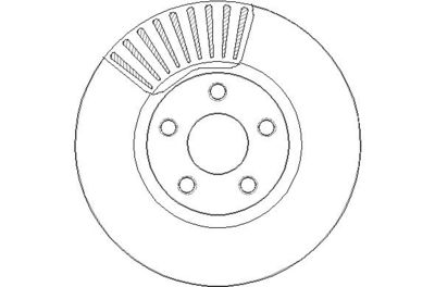 NBD1919 NATIONAL Тормозной диск