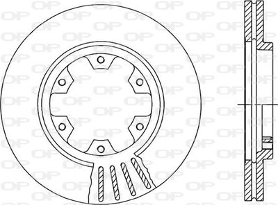 BDR138420 OPEN PARTS Тормозной диск