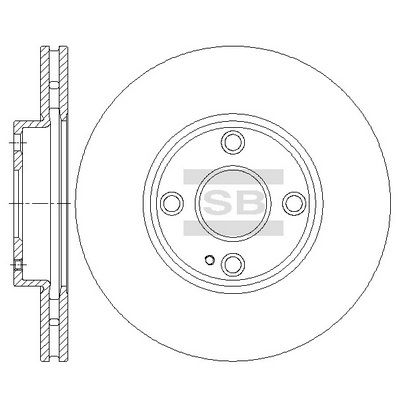 SD4441 Hi-Q Тормозной диск