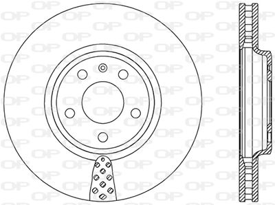 BDR241220 OPEN PARTS Тормозной диск