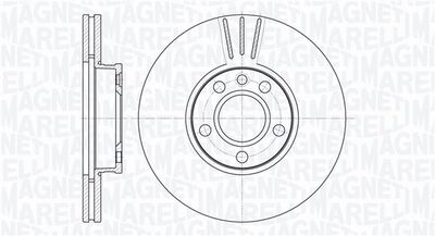 361302040320 MAGNETI MARELLI Тормозной диск