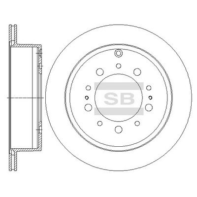 SD4032 Hi-Q Тормозной диск