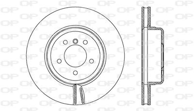 BDR275320 OPEN PARTS Тормозной диск