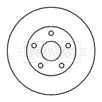 BBD4118 BORG & BECK Тормозной диск