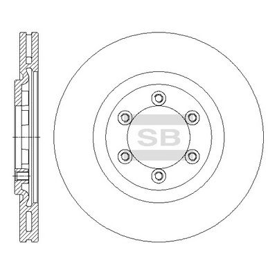 SD3051 Hi-Q Тормозной диск