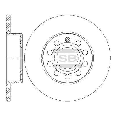 SD5407 Hi-Q Тормозной диск