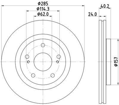 ND9033K NISSHINBO Тормозной диск