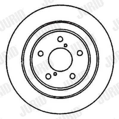 561666J JURID Тормозной диск