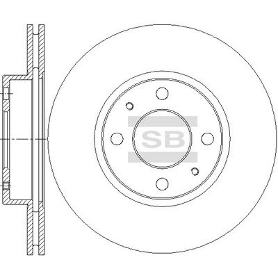 SD4262 Hi-Q Тормозной диск