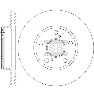 SD4670 Hi-Q Тормозной диск