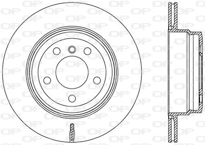 BDR246520 OPEN PARTS Тормозной диск