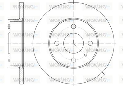 D609000 WOKING Тормозной диск