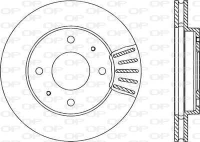 BDR179420 OPEN PARTS Тормозной диск