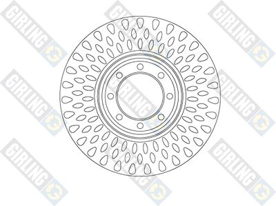 6066885 GIRLING Тормозной диск