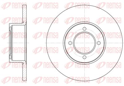 612700 REMSA Тормозной диск