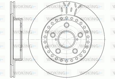 D656110 WOKING Тормозной диск