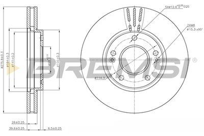 CD7786V BREMSI Тормозной диск