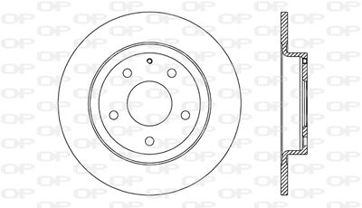 BDR271410 OPEN PARTS Тормозной диск