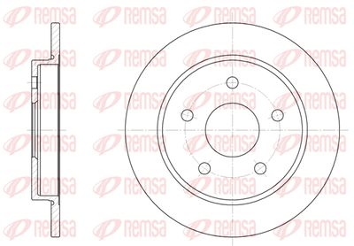 614700 REMSA Тормозной диск