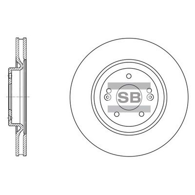 SD1070 Hi-Q Тормозной диск