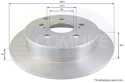 ADC01135 COMLINE Тормозной диск