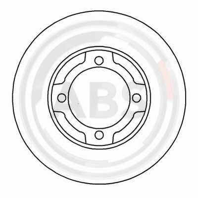 16321 A.B.S. Тормозной диск