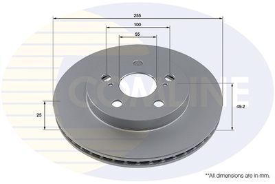 ADC5016V COMLINE Тормозной диск