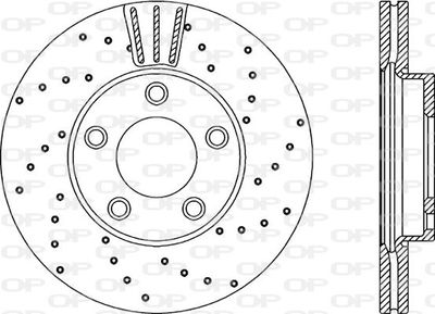 BDRS214225 OPEN PARTS Тормозной диск