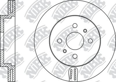 RN1309 NiBK Тормозной диск
