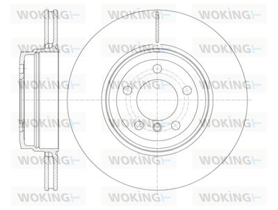 D6114110 WOKING Тормозной диск