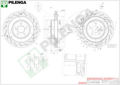 V596 PILENGA Тормозной диск