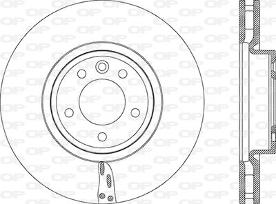 BDR287820 OPEN PARTS Тормозной диск