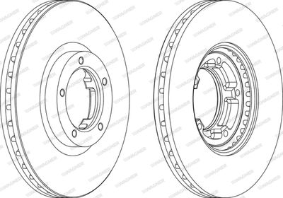 WGR08481 WAGNER Тормозной диск
