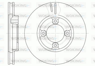 D6124810 WOKING Тормозной диск