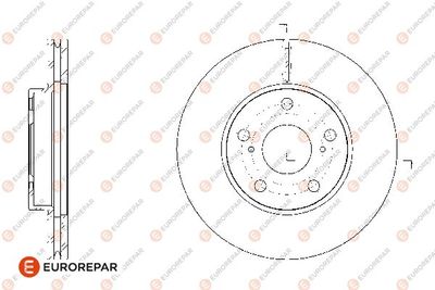 1667864880 EUROREPAR Тормозной диск