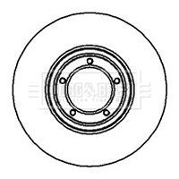 BBD4623 BORG & BECK Тормозной диск