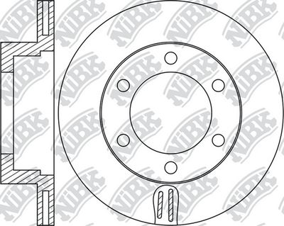 RN1830 NiBK Тормозной диск