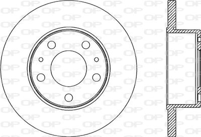 BDA218010 OPEN PARTS Тормозной диск