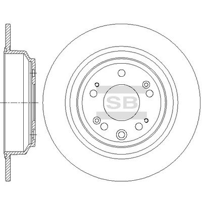 SD4117 Hi-Q Тормозной диск