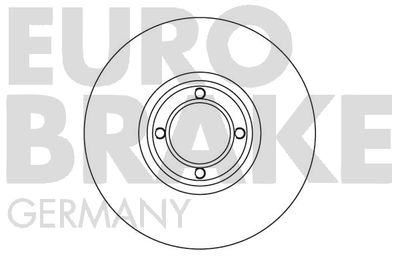 5815201210 EUROBRAKE Тормозной диск