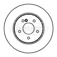 BBD4192 BORG & BECK Тормозной диск