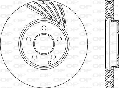 BDR226720 OPEN PARTS Тормозной диск