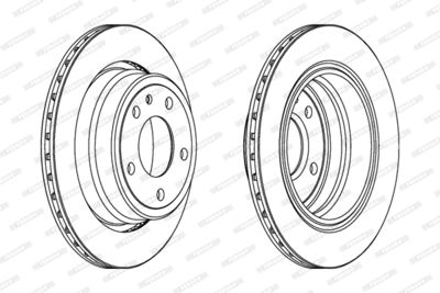 DDF520 FERODO Тормозной диск