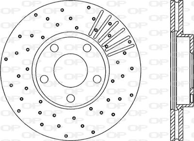 BDRS173225 OPEN PARTS Тормозной диск