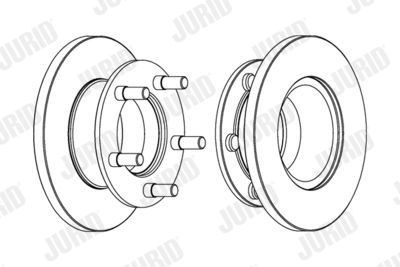 561576J JURID Тормозной диск