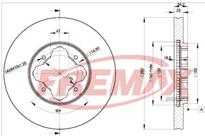 BD0837 FREMAX Тормозной диск